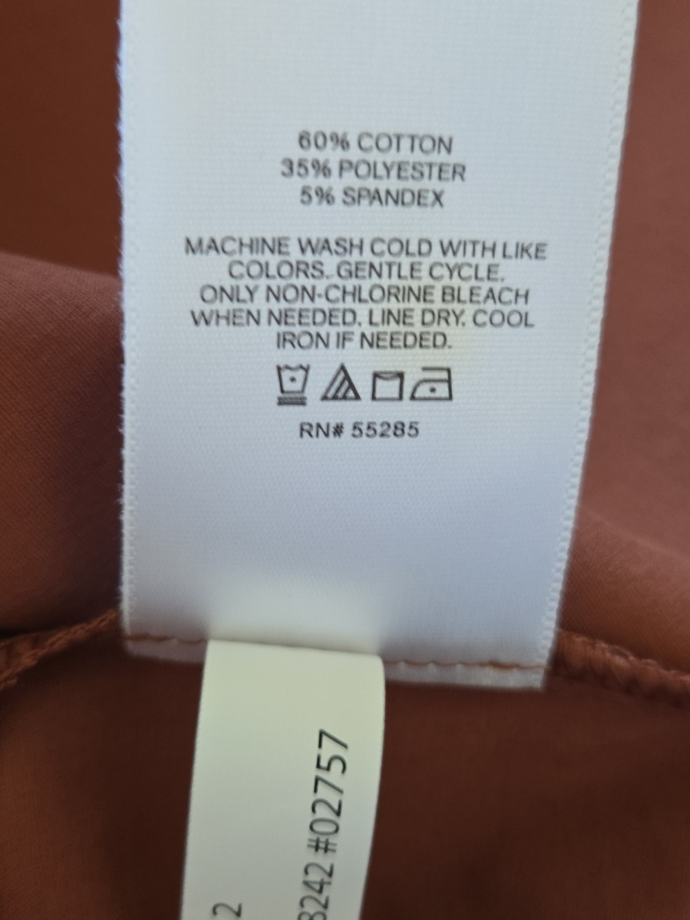 NEW Express Boyfriend Portofino Stretch Cotton Poplin Oversized Shirt Brown - S - Picture 6 of 8